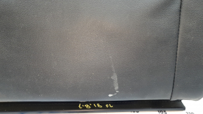 Driver's seat back upholstery for VW Tiguan 18-21, black leather, heated, ready to clean