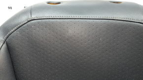 Driver's seat back upholstery for VW Tiguan 18-21, black leather, heated, ready to clean