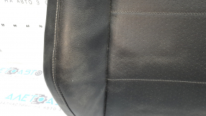 Driver's seat back upholstery for VW Tiguan 18-21, black leather, heated, ready to clean