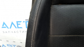VW Tiguan 18-21 passenger seat cushion upholstery, black leather, heated, dry-cleanable