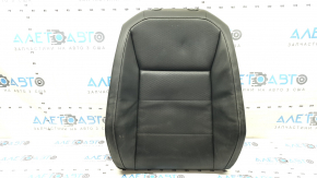 VW Tiguan 18-21 passenger seat back upholstery, black leather, heated, ready to clean