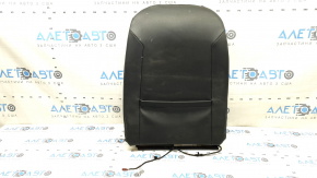 VW Tiguan 18-21 passenger seat back upholstery, black leather, heated, ready to clean