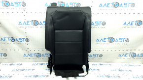 Right rear seat back, 2nd row, VW Tiguan 18-21, black leather, perforated, for cleaning