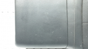 Rear seat cushion, 2nd row, left, VW Tiguan 18-21, black leather, perforated, for cleaning