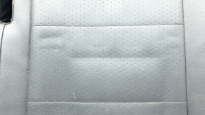 Rear seat cushion, 2nd row, left, VW Tiguan 18-21, black leather, perforated, for cleaning