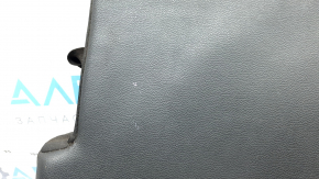 Rear seat cushion, 2nd row, left, VW Tiguan 18-21, black leather, perforated, for cleaning