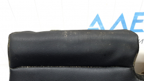 Rear seat cushion, 2nd row, left, VW Tiguan 18-21, black leather, perforated, for cleaning