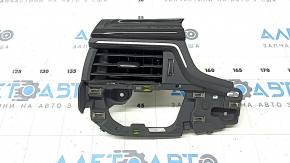 Left front panel air vent deflector for Audi A5 F5 20-25, gloss black