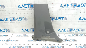 Lower left center pillar trim for Toyota Sienna 11-14, gray, worn