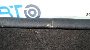 Left rear seat back, 2nd row, VW Tiguan 18-21, black leather, perforated, with belt, torn