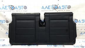 Rear seat cushion, 3rd row, VW Tiguan 18-21, black leather, perforation, foam tear