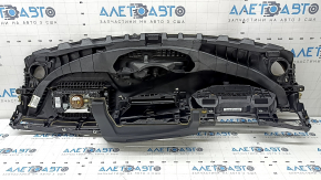 Audi A5 F5 18-25 black dashboard with airbag, scratches, rusty squib