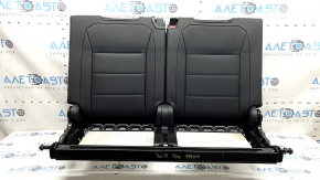 Rear seats, 3rd row, VW Tiguan 18-21, black leather, ready to clean