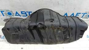 The lower control arm cover under the rear right spring is worn out for the Audi E-Tron 19-23.