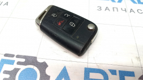 VW Tiguan 18-20 keyless 4-button key, scratches, nicks, worn