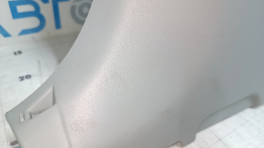 Lower left center pillar trim for Toyota Prius V 12-14, gray, scratches
