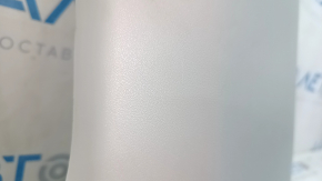 Lower left center pillar trim for Toyota Prius V 12-14, gray, scratches