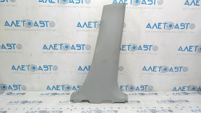 Lower right center pillar trim for Toyota Prius V 12-14, gray, scratches