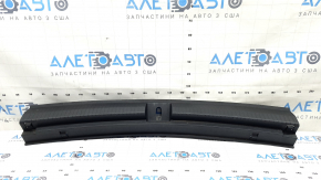 VW Tiguan 18-24 trunk opening trim, black, broken fasteners, needs cleaning