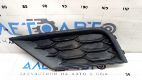 Lower grille of the front bumper left VW Tiguan 18-21 structure, sand