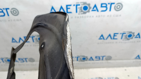 The rear left brake disc cover of the Audi E-Tron 19-23 is dented.
