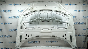 Bare hood Audi A5 F5 17-24 steel, white LY9C, butt