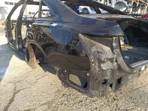 Quarter wing rear left Audi A6 C8 19-24 on the body, black, bumpers