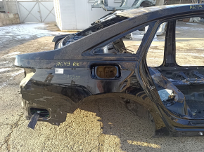 Quarter wing rear right Audi A6 C8 19-24 on the body, black