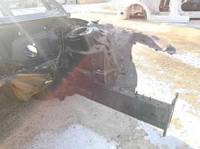 Front left quarter panel for Audi A6 C8 19-22 on the body, black