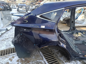 Quarter wing rear right Toyota Venza 21-24 blue, on the body