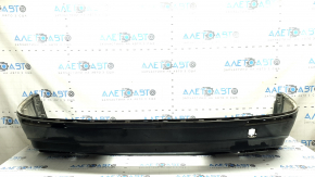The rear bumper is bare, the lower part of the VW Tiguan 18-21, the structure is without parking sensors, scratches, sand, faded plastic, broken fasteners