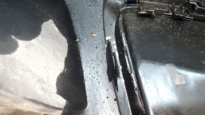 The rear bumper is bare, the lower part of the VW Tiguan 18-21, the structure is without parking sensors, scratches, sand, faded plastic, broken fasteners