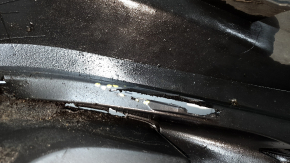 The rear bumper is bare, the lower part of the VW Tiguan 18-21, the structure is without parking sensors, scratches, sand, faded plastic, broken fasteners