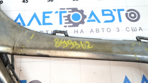 Right muffler frame for VW Tiguan 18-21 chrome, swollen chrome, scratches, abrasions, cracked