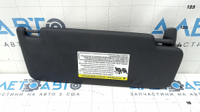 Left sun visor for Audi A5 F5 17-24, black, no hook, broken mount
