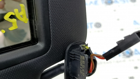 Left sun visor for Audi A5 F5 17-24, black, no hook, broken mount