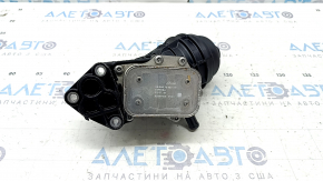 Engine oil filter housing with cooler Mercedes A-class V177 19-22 M260 with cover