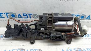 Air suspension compressor for Audi E-Tron 19-23 with bracket, control unit and valve block