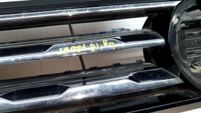 VW Tiguan 18-21 radiator grille without emblem, under radar, sand, broken fasteners