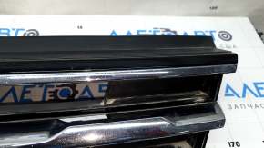 VW Tiguan 18-21 radiator grille without emblem, under radar, sand, broken fasteners