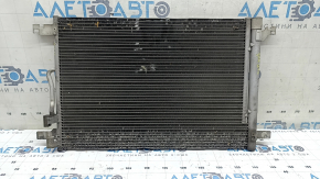 The air conditioning radiator condenser of the VW Tiguan 18-24 Keihin is dented, bent, and the honeycombs are falling out.