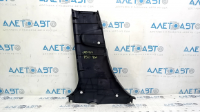 Toyota Prius 50 16-20 black, worn, whitened center pillar trim, lower right