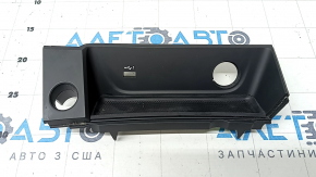 Audi A5 F5 18-25 front center console pocket, black, with USB