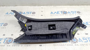 Upper left rear pillar trim in front of the window, Audi E-Tron 19-23, black, Quattro