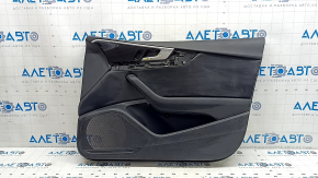 Door trim panel, front right, Audi A5 F5 21-25 5D leather, black
