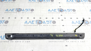 Audi E-Tron 19-23 black door sill trim, front left, chrome, and illuminated