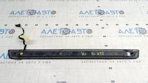 Audi E-Tron 19-23 black outer door sill trim with chrome and backlight, scratched