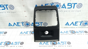 Rear center console trim for Audi A5 F5 18-25 black, with trim
