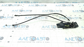 The hood release handle mechanism for the Audi A5 F5 17-24 with cables, the cable mounts are broken