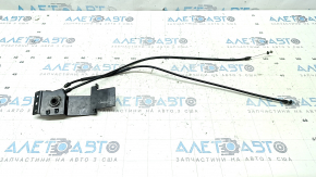 The hood release handle mechanism for the Audi A5 F5 17-24 with cables, the cable mounts are broken